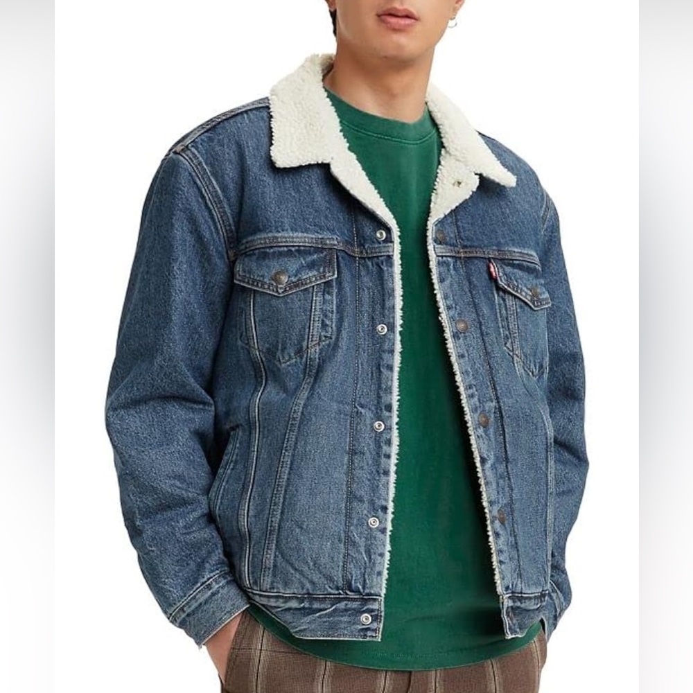 COPY - Men’s Levi Strauss Sherpa Lined Jean Jacket Large